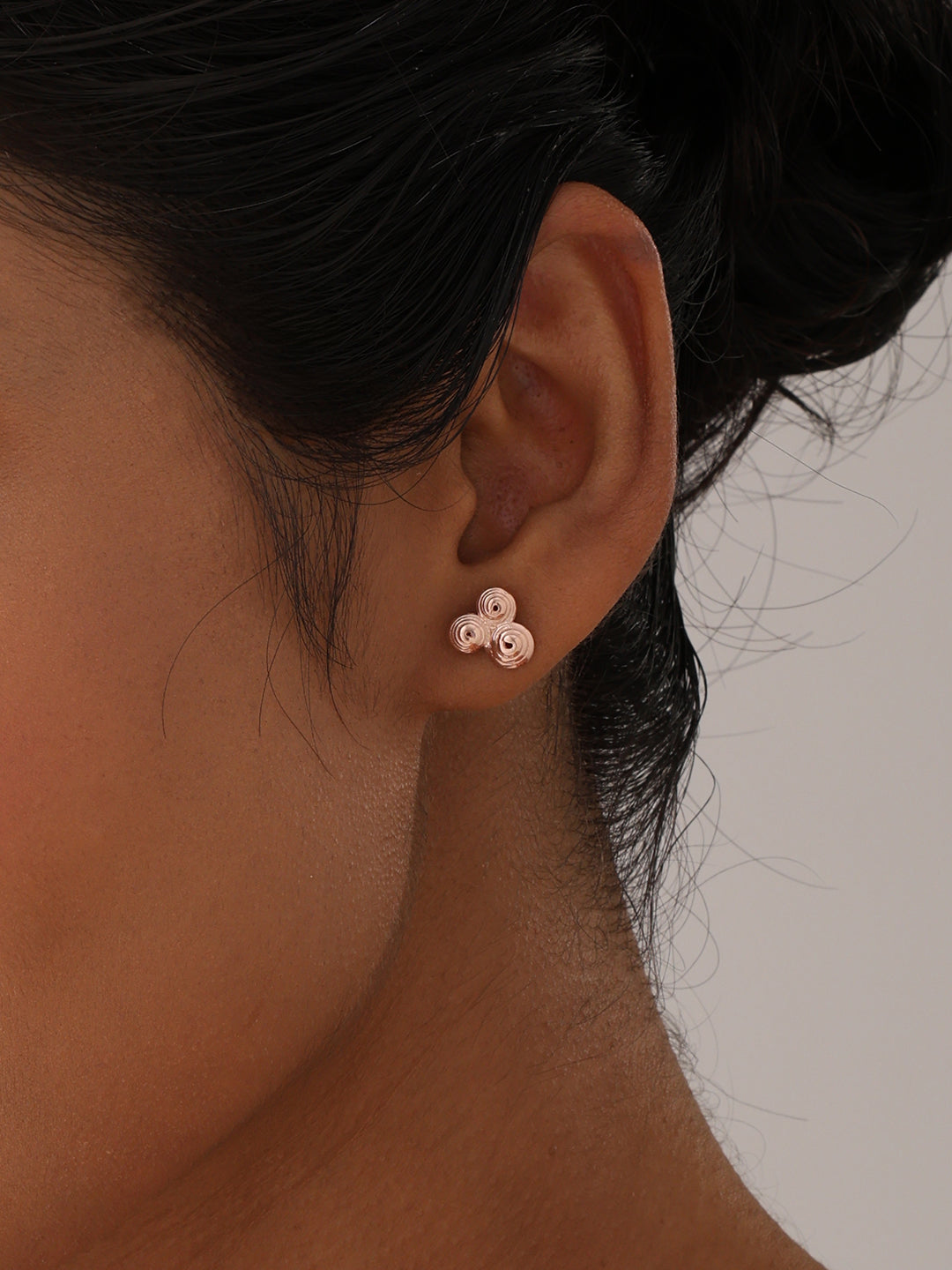 Helix Spiral Stud Earrings