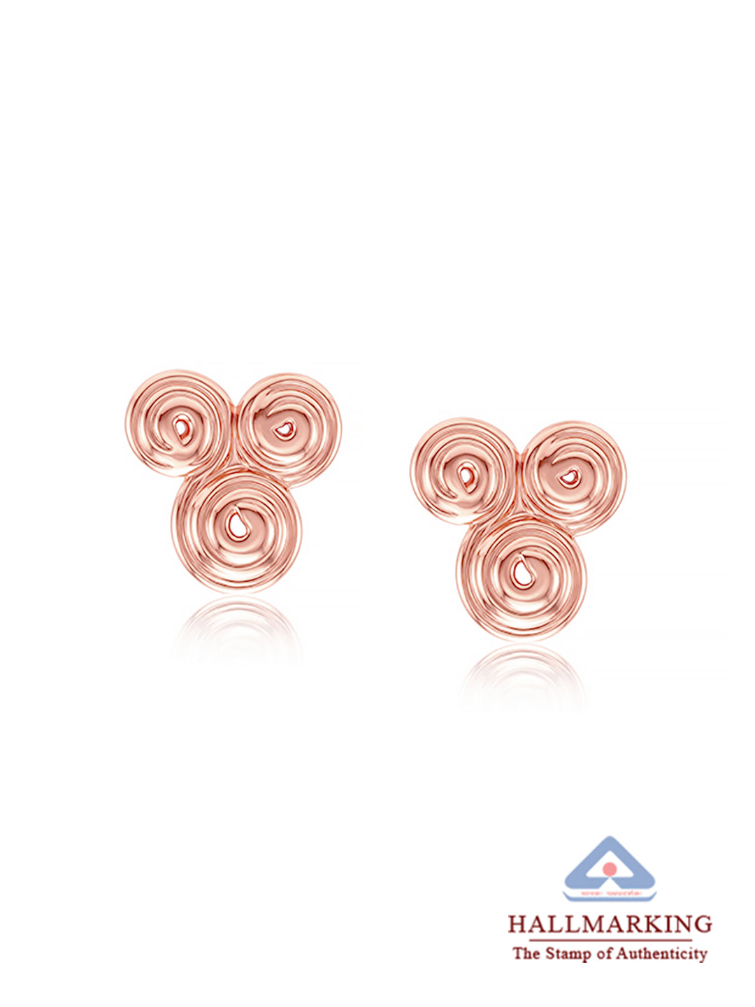 Helix Spiral Stud Earrings