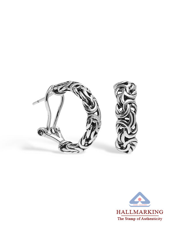 Antique Byzantine Omega Hoops