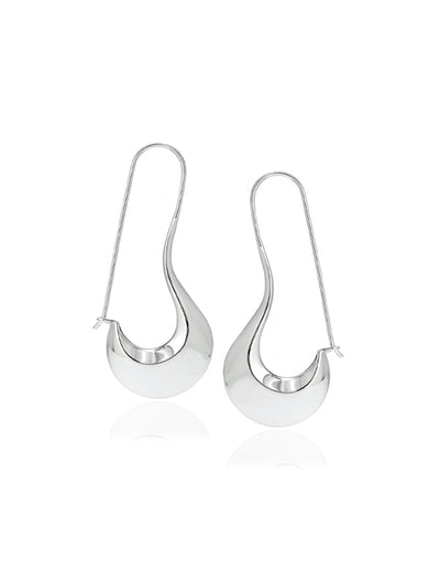 Elin Wavy Dangler Earrings for Women