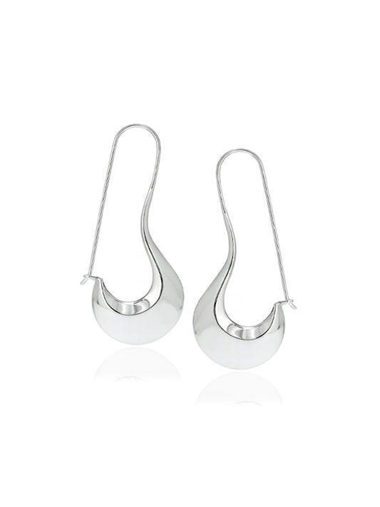Elin Wavy Dangler Earrings for Women