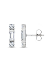 Aria CZ Bar Stud Women's Earrings