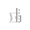 925 Sterling Silver Wavy Hoop Stud Earring For Women