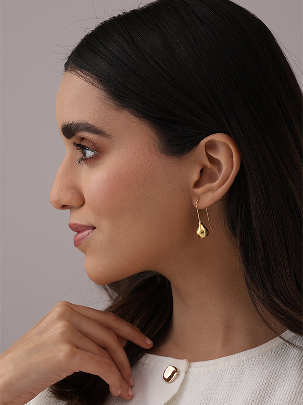 Golden Elysia Teardrop Drops