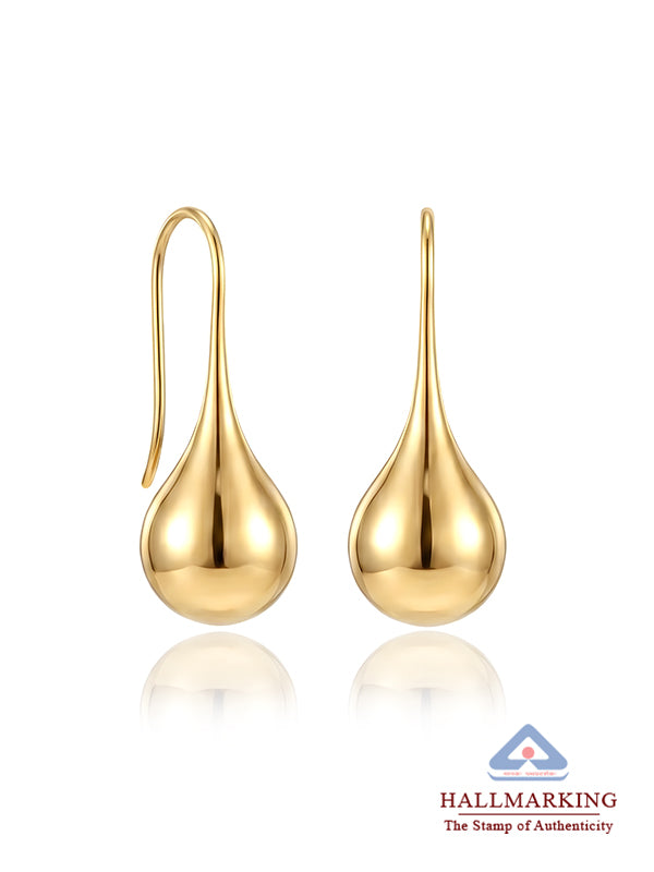 Golden Elysia Teardrop Drops