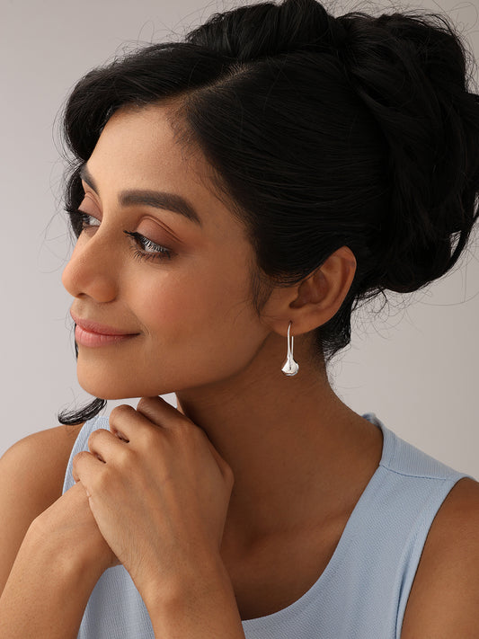 Silver Elysia Teardrop Drops