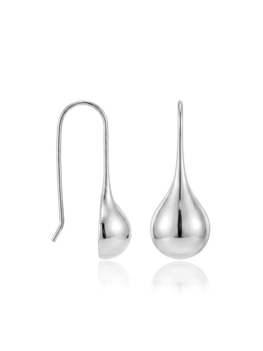 Silver Elysia Teardrop Drops