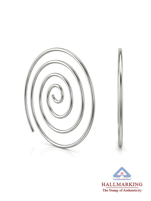Silver Liora Threader Hoops