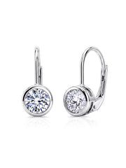 Rhodium  Dangler Earrings