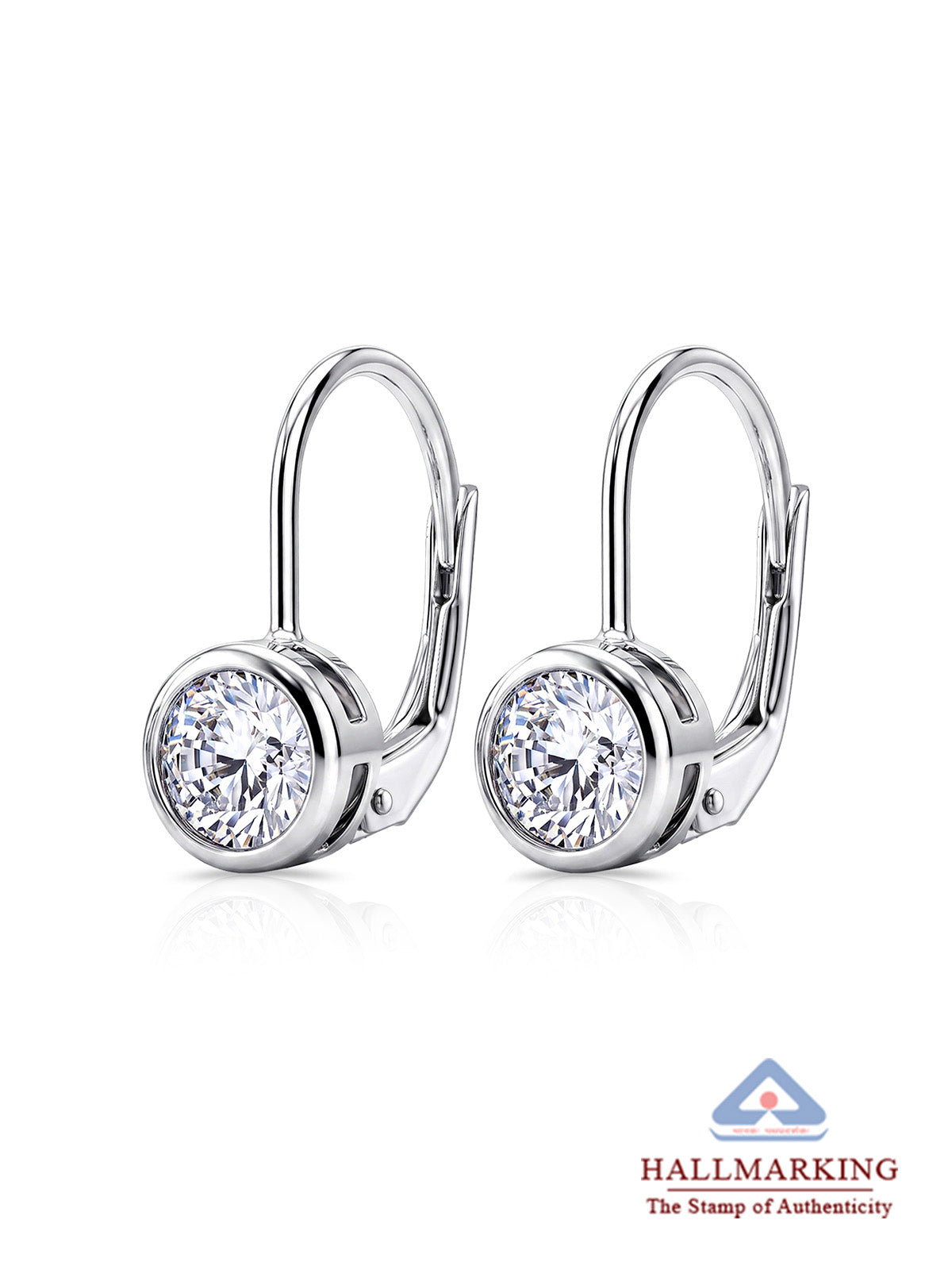 Rhodium  Dangler Earrings