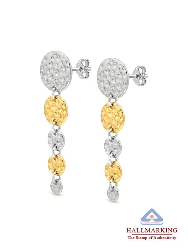 Lunara Fluid Dangler Earrings for Women