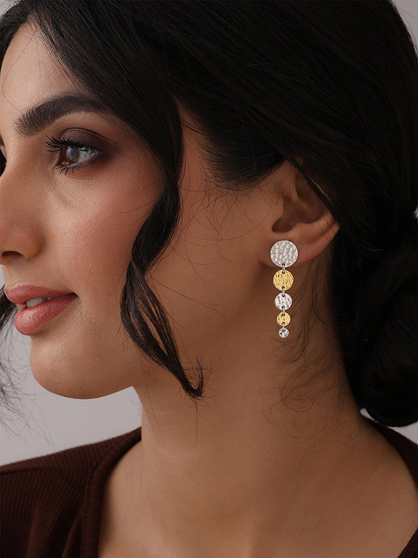 Lunara Fluid Dangler Earrings for Women