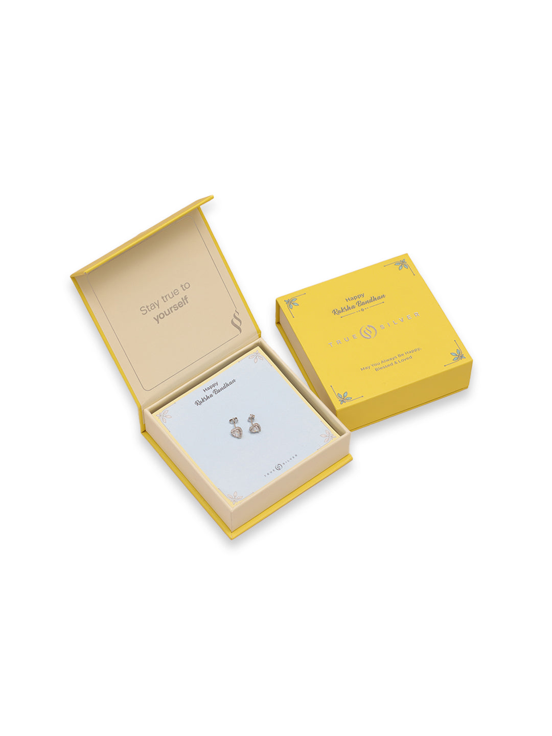 Rhodium Classic Stud Earrings