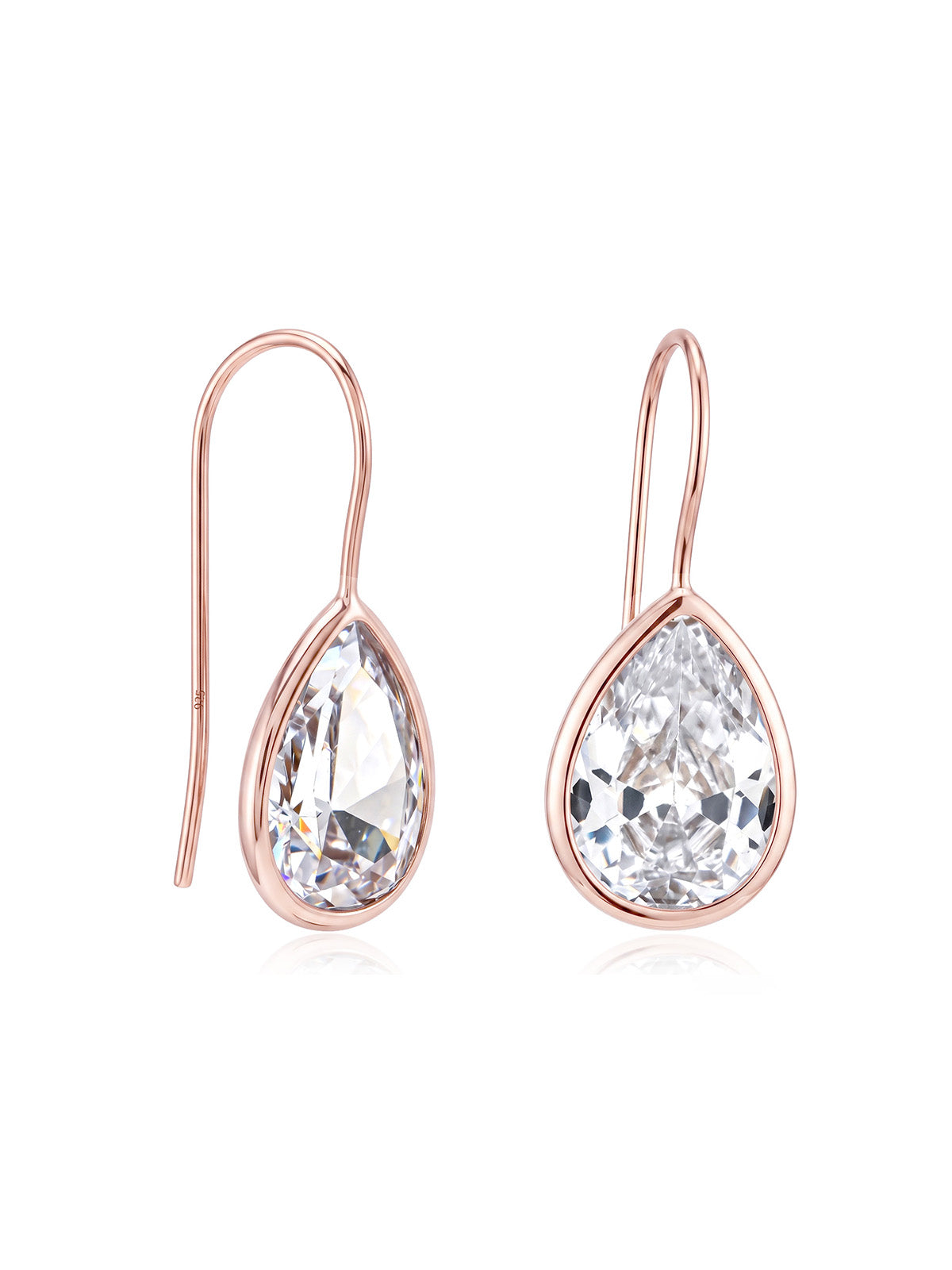 Rose Gold Drop Earrings