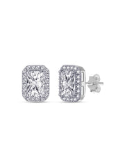Men’s Silver Classic Stud Earrings