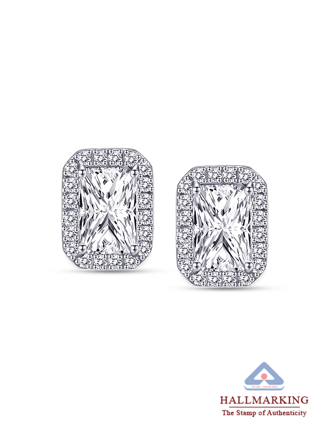 Men’s Silver Classic Stud Earrings