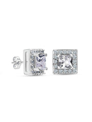 Square Stud Earrings