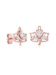 Rose Gold Blush Stud Earrings