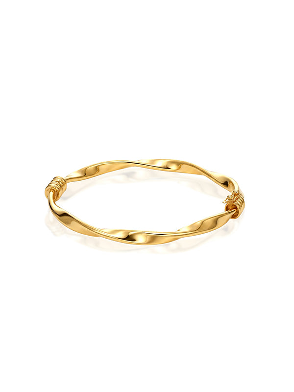 Halcyon Twisted Women's Bangle Bracelet