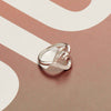 925 Sterling Silver Zirconia Love Heart Joran Wedding Engagement Statement Ring for Women