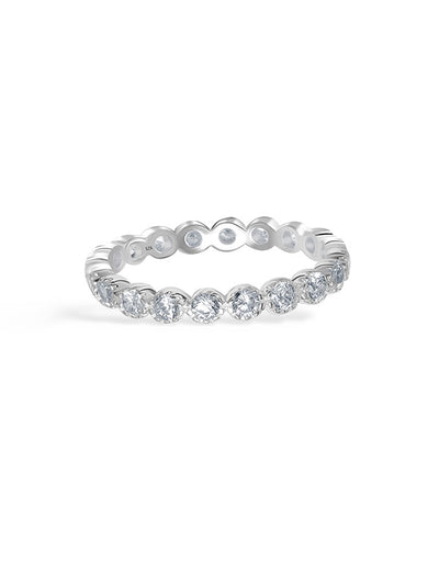 CZ Eternity Stackable Ring