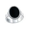 925 Sterling Silver Handmade Vintage Black Onyx Gemstone Signet Ring for Men