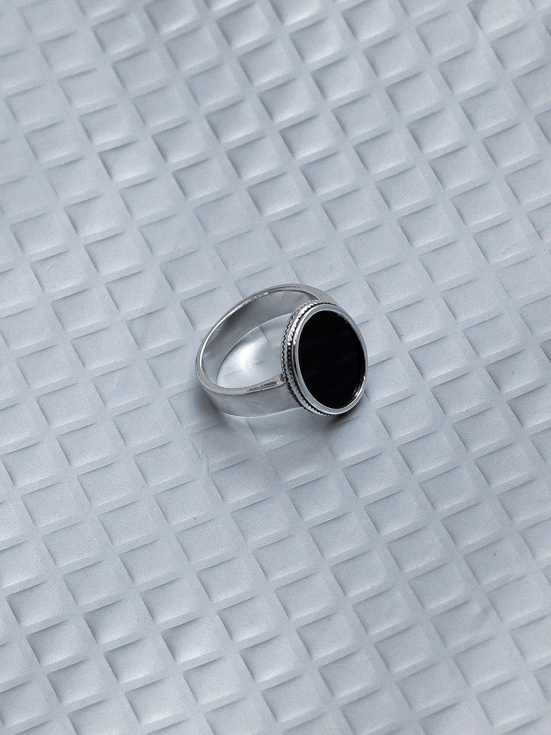 Vintage Handmade Black Onyx Signet Ring