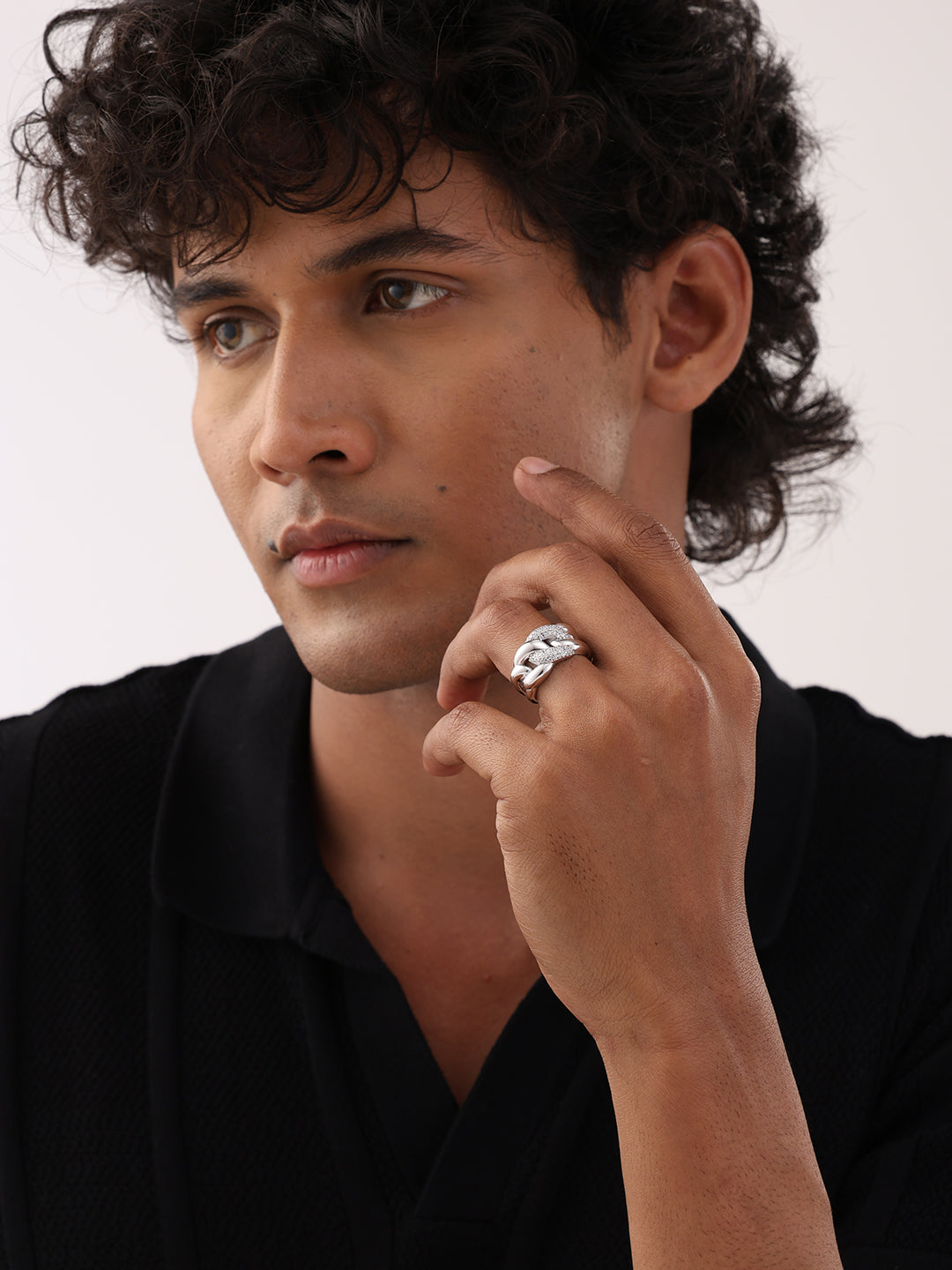 Iced Cuban Link Men’s Ring
