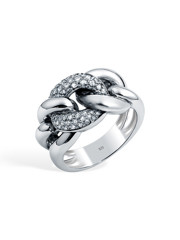 Iced Cuban Link Men’s Ring