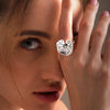 925 Sterling Silver Adjustable Vintage Freshwater Pearl Saroj-Parna Ring for Women