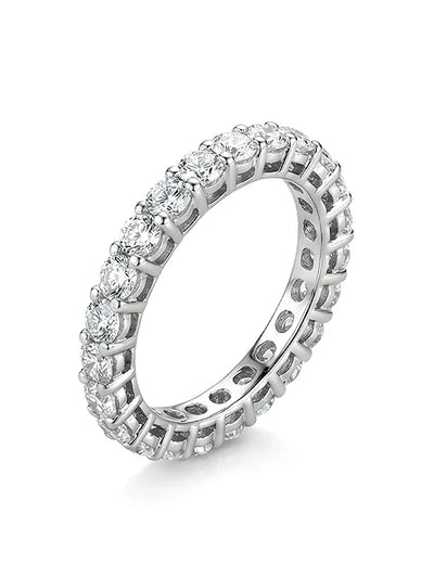 Celestia Petite Silver Eternity Band