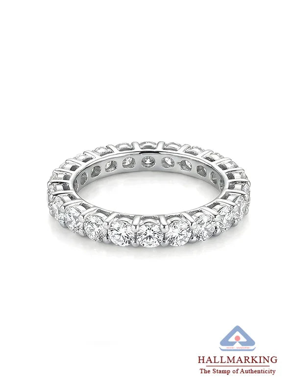 Celestia Petite Silver Eternity Band