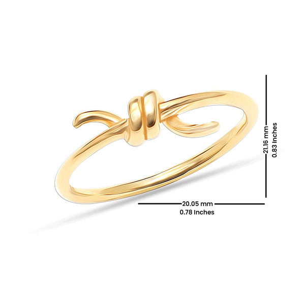 925 Sterling Silver Rose Gold Plated Ring for Women & Girls