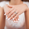 925 Sterling Silver Celtic Knot Cross Heart Eternity Wedding Finger Rings for Women Teens