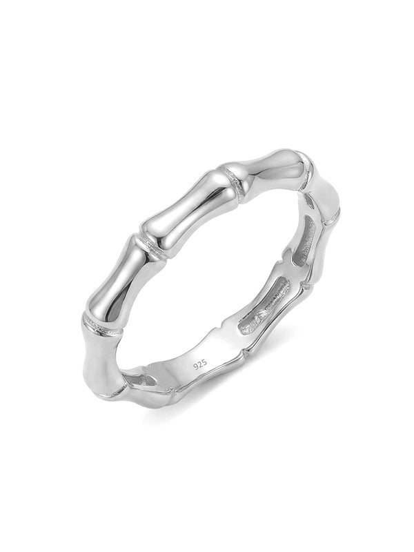 Organic Edges Textured Band Ring
