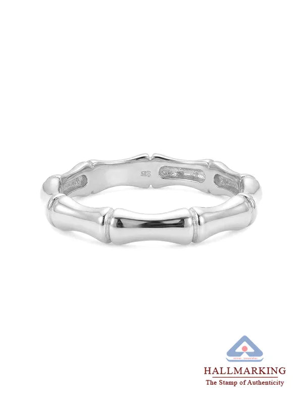 Organic Edges Textured Band Ring