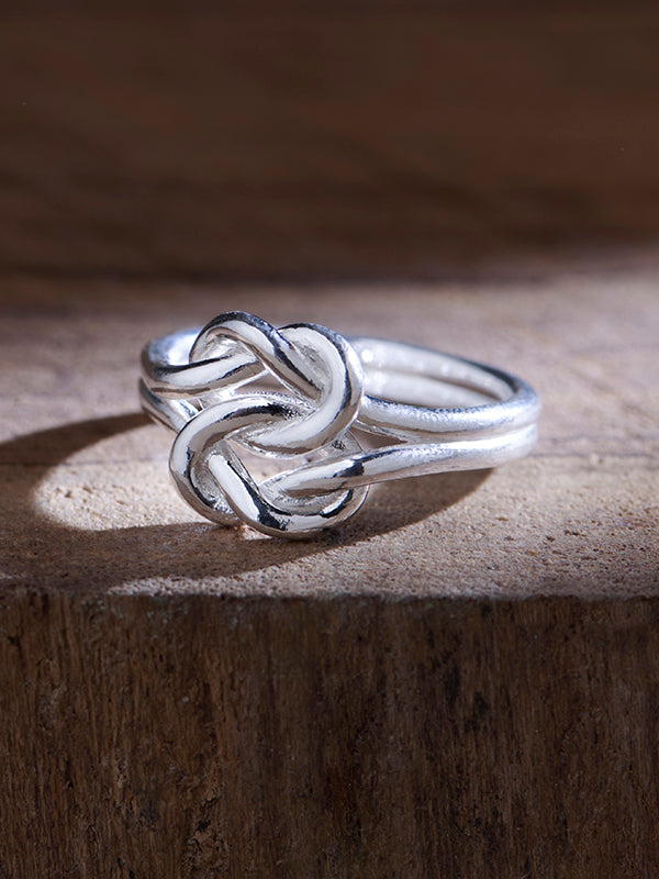 Abstract Sculptural Open Form Ring