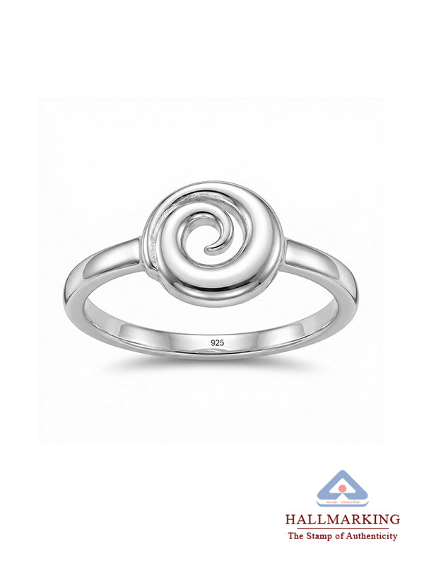 Spiral Soft Curves Finger Ring