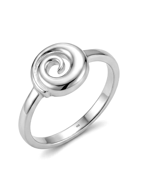 Spiral Soft Curves Finger Ring