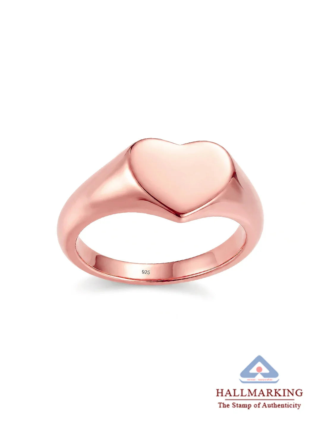Rose Gold Signet Ring