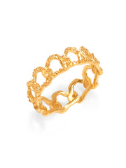 Keira Textured Eternity Ring For Women