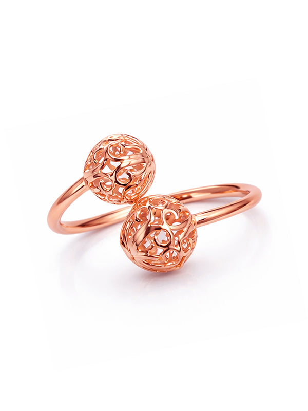 Rose Gold Statement Ring