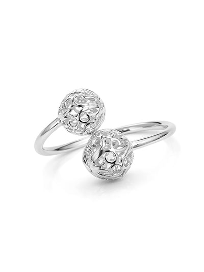 Nyra Contemporary Statement Finger Ring for Women
