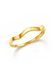 Gold Minimal Band Ring