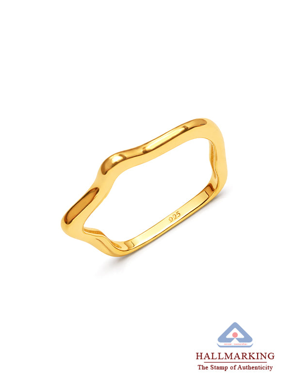 Kiora Assymetric Stack Finger ring for Women