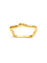 Kiora Assymetric Stack Finger Ring for Women