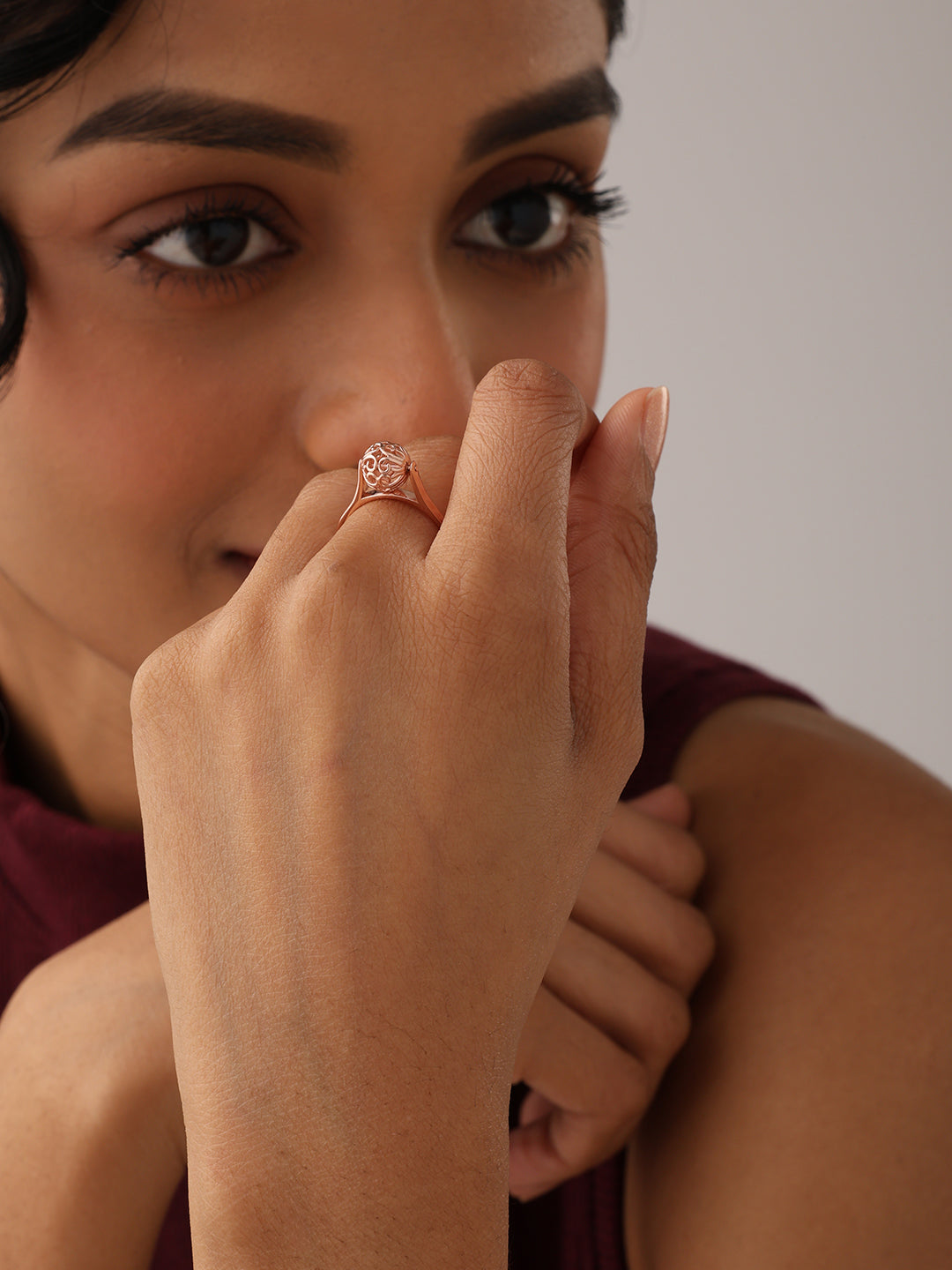 Rose Gold Bold Ring