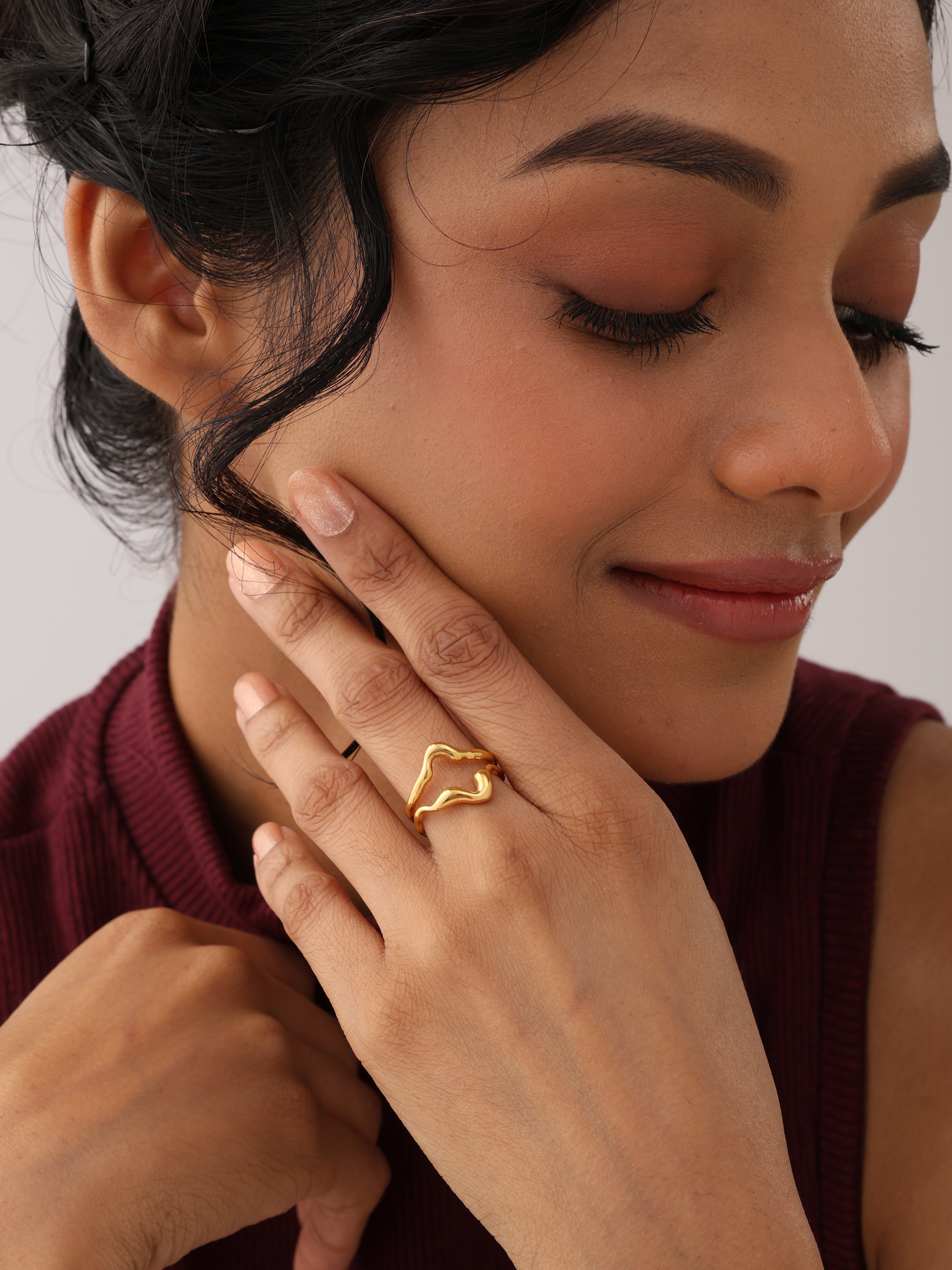 Gold Statement Ring