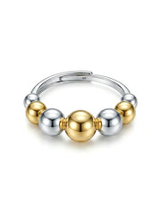 Thalia Minimal Dual Tone Finger Ring for Women