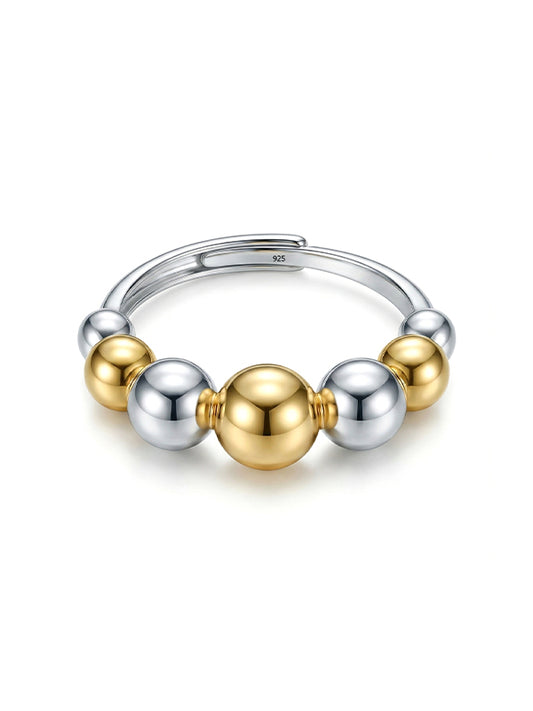 Thalia Minimal Dual Tone Finger Ring for Women